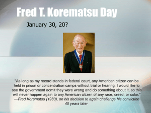 Fred T. Korematsu Day
