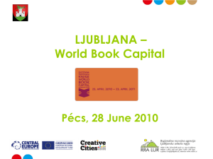 Ljubljana World Book Capital - Natasa
