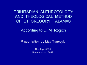 Liza Tanczkyk THO3306 Presentation on Rogich, Section One