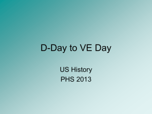 D-Day to VE Day