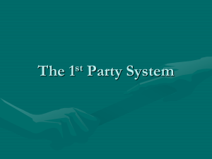 The 1st Party System