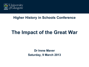 Maver Impact of the Great War March 2013