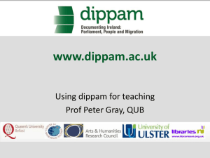 www.dippam.ac.uk - Queen`s University Belfast
