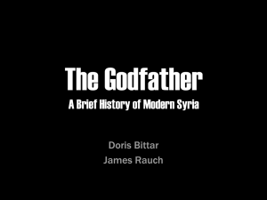 "The Godfather: A Brief History of Modern Syria" (with Doris Bittar)