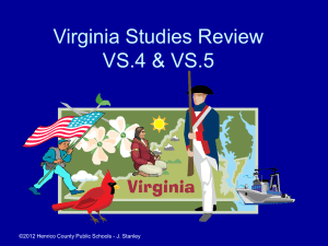 Virginia Studies Review - Blog - Henrico County Public Schools