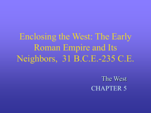 Enclosing the West: The Early Roman Empire and Its