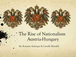 The Rise of Nationalism in Austria