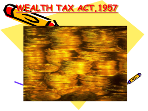 WEALTH TAX ACT,1957