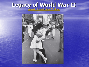 Legacy of World War II - Streetsboro City Schools