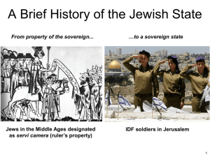 Powerpoint Presentation - A Brief History of the Jewish