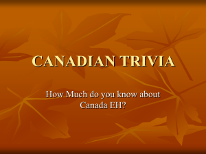 canadian trivia # 1
