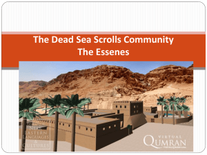 Understanding the Dead Sea Scroll Community