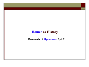 Homer as History
