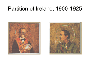 Partition of Ireland, 1900-1925