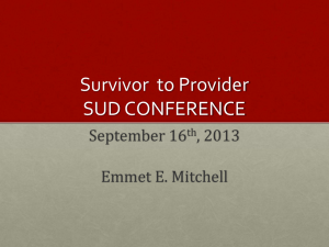 Survivor to Provider - MI-PTE