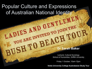 Popular Culture and Expressions of Australian