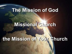Missio Dei - Vision Ministries Canada