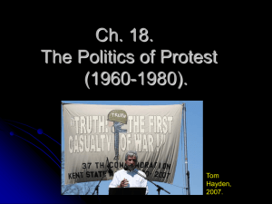 Ch. 18. The Politics of Protest (1960