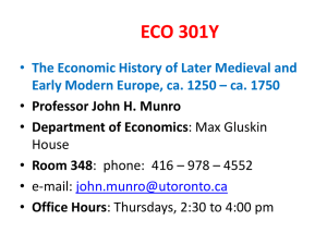ECO 301Y - Department of Economics