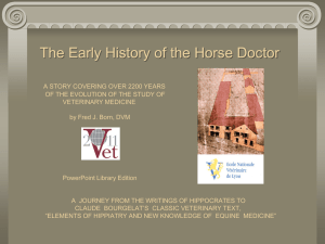 History of The Horse Doctor