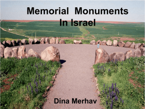 Dina Merhav Memorial Monuments In Israel - Ein Hod