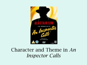 Character and Theme in An Inspector Calls