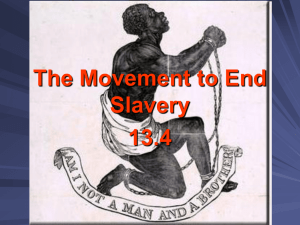 The Movement to End Slavery 13.4 pp