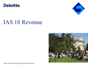 IAS 18 Revenue