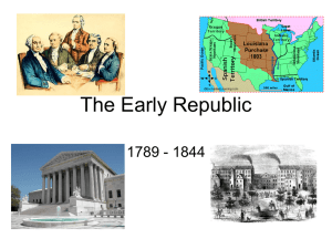 The Early Republic power point