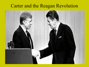 Carter and the Reagan Revolution