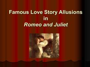 Mythological Allusions in Romeo and Juliet