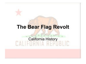 The Bear Flag Revolt