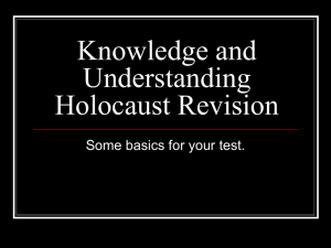 Holocaust test revision powerpoint