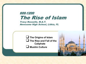 9. Rise of Islam - Newsome High School