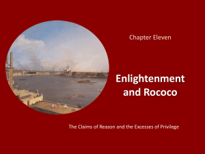 Chapter Eleven Enlightenment and Rococo