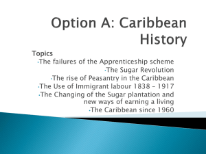Option A: Caribbean History