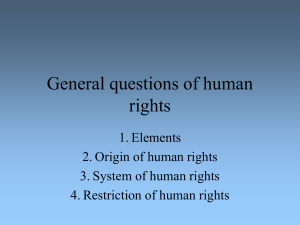 1.1. Human rights