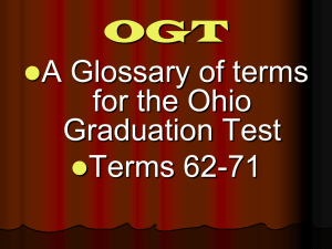 PPT - OGT Terms 62-71