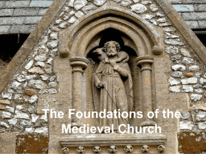 The Foundations of the Medieval Church