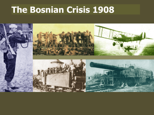 The Bosnian Crisis 1908 File