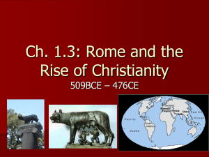 Roman Empire-Christianity