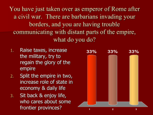 Fall of Rome & Rise of Christianity