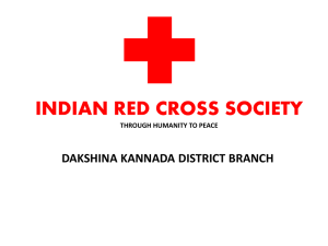 indian red cross society through humanity to peace dakshina