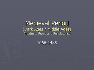 Medieval PowerPoint - Arrowhead High School