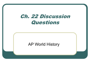 Ch. 22 Discussion Questions