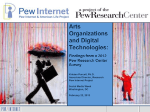 Use of Social Media - Pew Internet & American Life Project