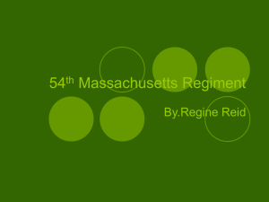 54th Massachusetts Regiment