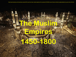 The Muslim Empires - Breathitt County Schools