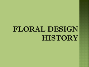 Floral Design History PowerPoint