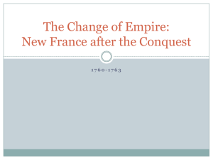 New France After Conquest